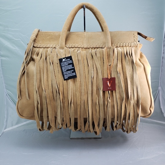 V By Eva Handbags - 🎉🎉Host Pick 🎉🎉V by Eva Fringe Leather Handbag